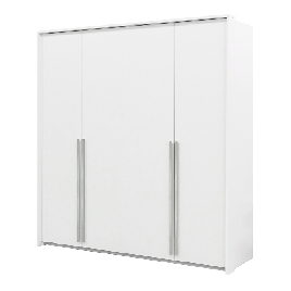ALVERO 4 Door Wardrobe White - 210cm