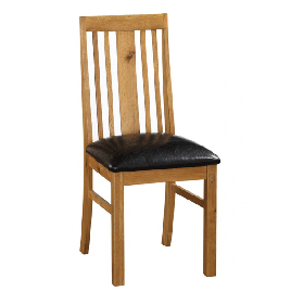 Eden Solid Oak Dining Chairs - Set of 2