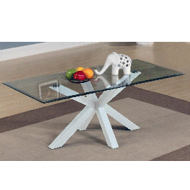 Marlow High Shine Gloss Coffee Table Contemporary Elegance in White
