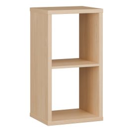 LORYTH 1 Shelf Bedside Table Storage Unit - Elegancia Oak