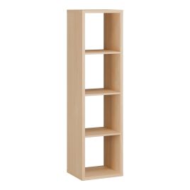 LORYTH 3 Shelves Bookcase Storage Unit - Elegancia Oak
