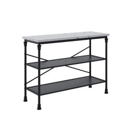 Sergio Console Table - Marble Effect