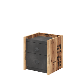 Assent Bedside Cabinet 12 - Canyon Alpine Spruce
