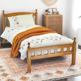 Florence Wooden Bed Frame - Antique Pine - Single 3ft
