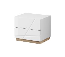 ACE FU-14 Bedside Cabinet - White Gloss