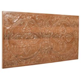 Monika Mango Wood Bedframe Headboard - Lacquered Finish