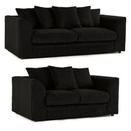 Black Sofa Set