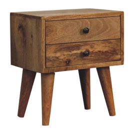 Bedside Table - PENRITH Nightstand Oak 35cm