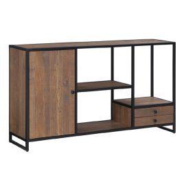 Hayley Reclaimed Wood Console with Drawers and Cupboard