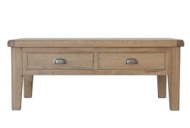 Norfolk Large Coffee Table - Smoke Oak