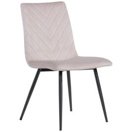 MANCOR Velet Retro Dining Chair Set of 2 - Taupe