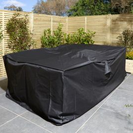 Valerie All Weather Outdoor Furniture Black Cover with UV Protection - 125x85x80cm