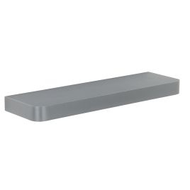 ARVION Narrow Floating Shelf Wood Wall Shelf Display Storage - Matt Grey