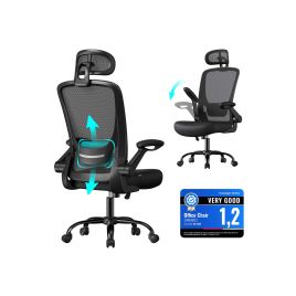 WINTERGLEN Office Chair with Mesh Back - Black