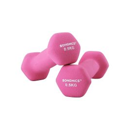 Double Pink Women Dumbbells