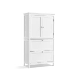Freestanding Storage Cupboard with 2 Drawers and 2 Doors