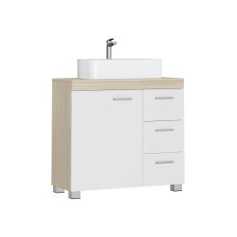 Bathroom Cabinet - VERVA Under Sink Storage 3 Drawer - White