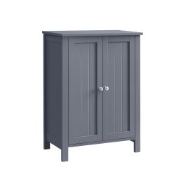 Bathroom Cabinet - VERON Double Door Flint Grey