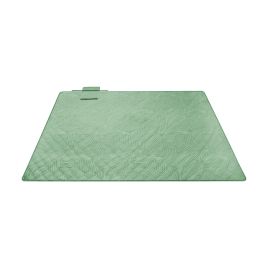 ELDBURY Foldable Picnic Blanket with Water-Repellent Layer and Ground Pegs - Green