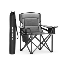 Camping Chair - ORARAE Foldable with Cup Holder - Slate Grey