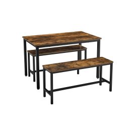 Dining Table with Benches
