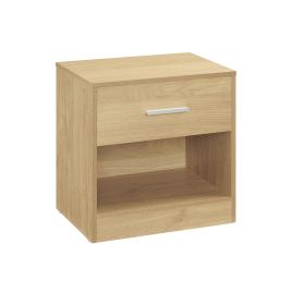 Bedside Table - ISLIN Nightstand Straw Yellow 39cm