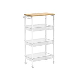pace-Saving Kitchen Cart with Wheels
