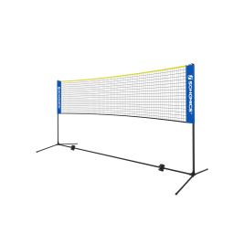 Badminton Net - VERNZ A4m Foldable Badminton Net - Blue
