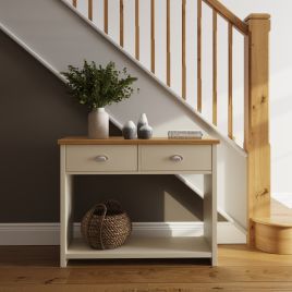 Lancaster Console Hall Table Cream