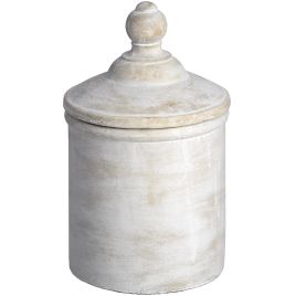 Antique White Cannister - Large
