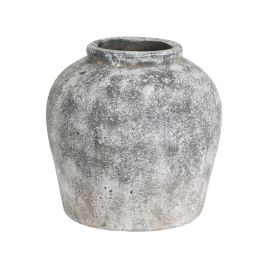 Aged Ceramic Vase - Stone