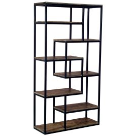 Multi Shelf Industrial Shelf Unit - Brown