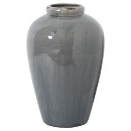 Hopkins Grey Glazed Tall Juniper Vase