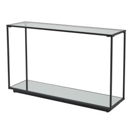 Lenno Black Framed Console