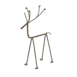 Rusto Metal Reindeer On Stand