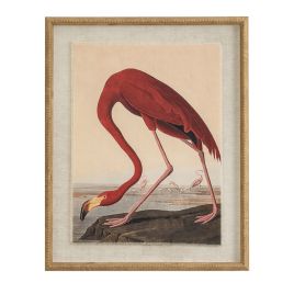 Flor Flamingo Art In Beaded Frame