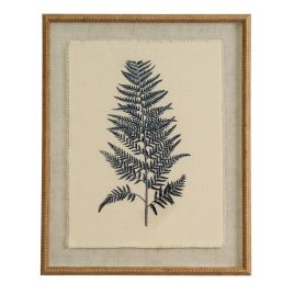 Flor Beech Fern Art In Beaded Frame