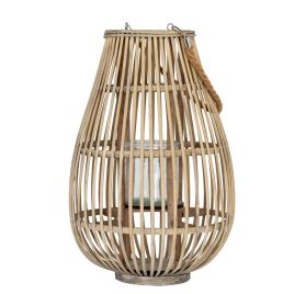 Ellipse Lantern With Glass Holder - Medium