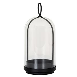 Nysa Candle Holder With Glass Cloche - Large