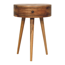 Bedside Table - OAKHAM Nightstand Oak 40cm