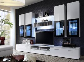Harp Entertainment Unit - White Gloss