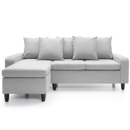 Pontoon Corner Sofa - Left Arm Light Grey