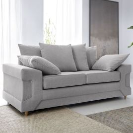 ROMEO 3 Seater Sofa - Light Grey