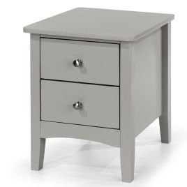 Como 2 Petite Drawer Bedside Cabinet - Grey