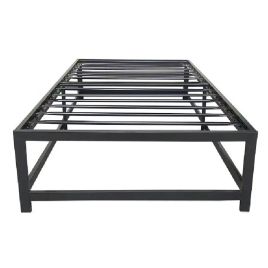 Single Bed - MARCUS Metal Bed Black 3ft