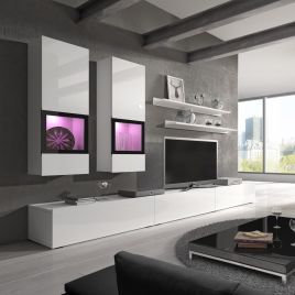 Maldives 10 Entertainment Unit - White Gloss