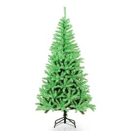 Glow-in-the-dark Hinged Artificial Christmas Tree with 692 Tips - 180 cm