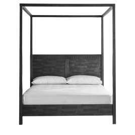 ASHWELL Kingsize Wooden Bedframe - Black