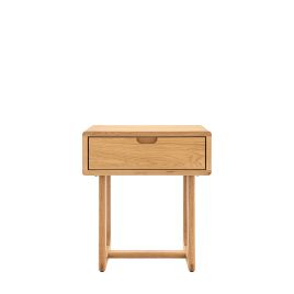 ARTISAN 1 Drawer Bedside Table Natural