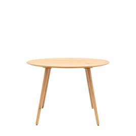 BANBURY Round Dining Table - Light Oak